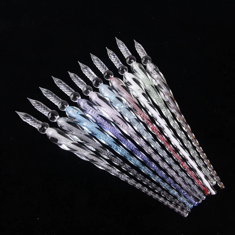 Old Fashioned Glass - Starry Crystal Vintage Glass Dip Pen