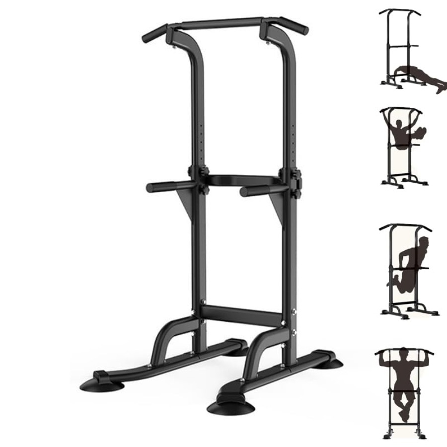 Home Bar Stand - Adjustable Power Tower Pull Up Bar