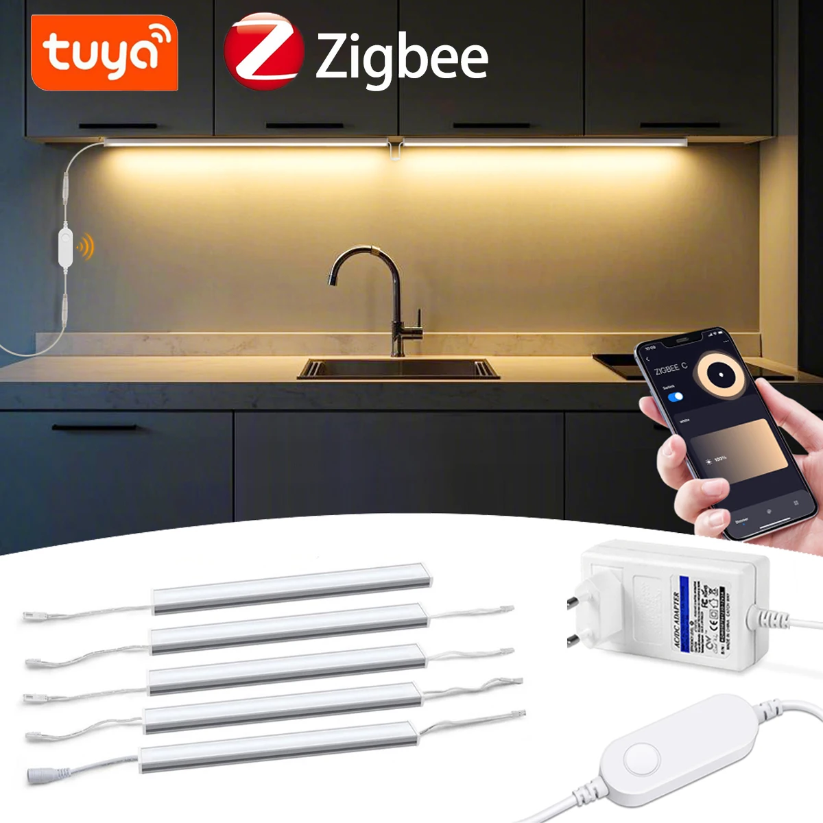 Smart Zigbee LED Lamp Under Ca - Home Bar And Cabinet reseña y precio