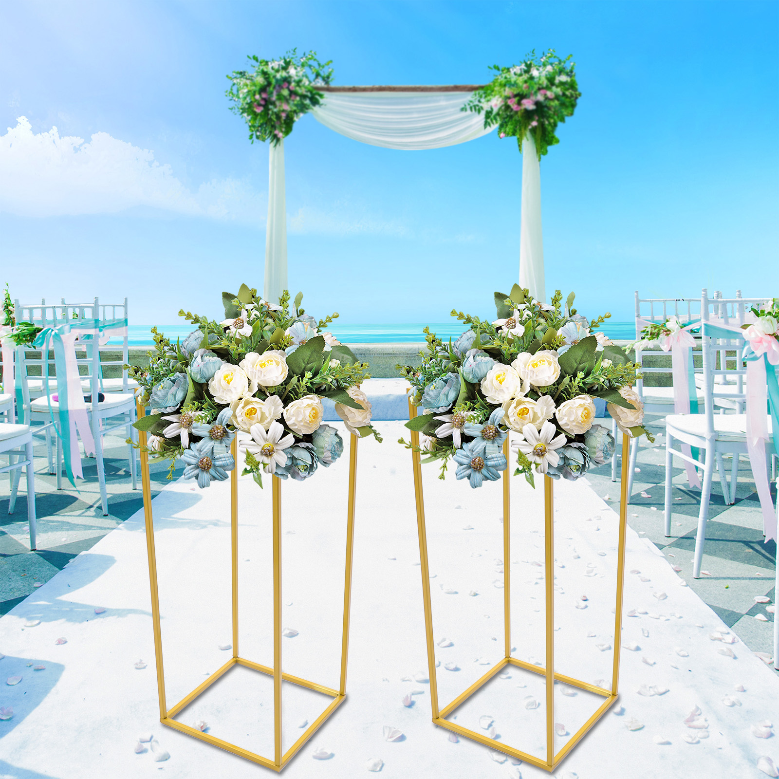 Multi-Scene Golden Flower Cent - Home Bar Stand reseña y precio