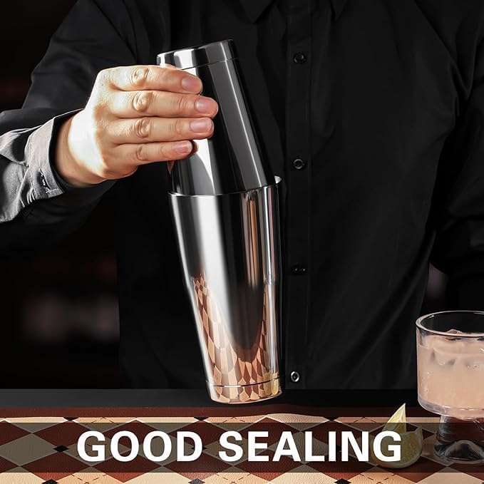 Boston Cocktail Shaker Set 18  - Boston Shaker Set reseña y precio