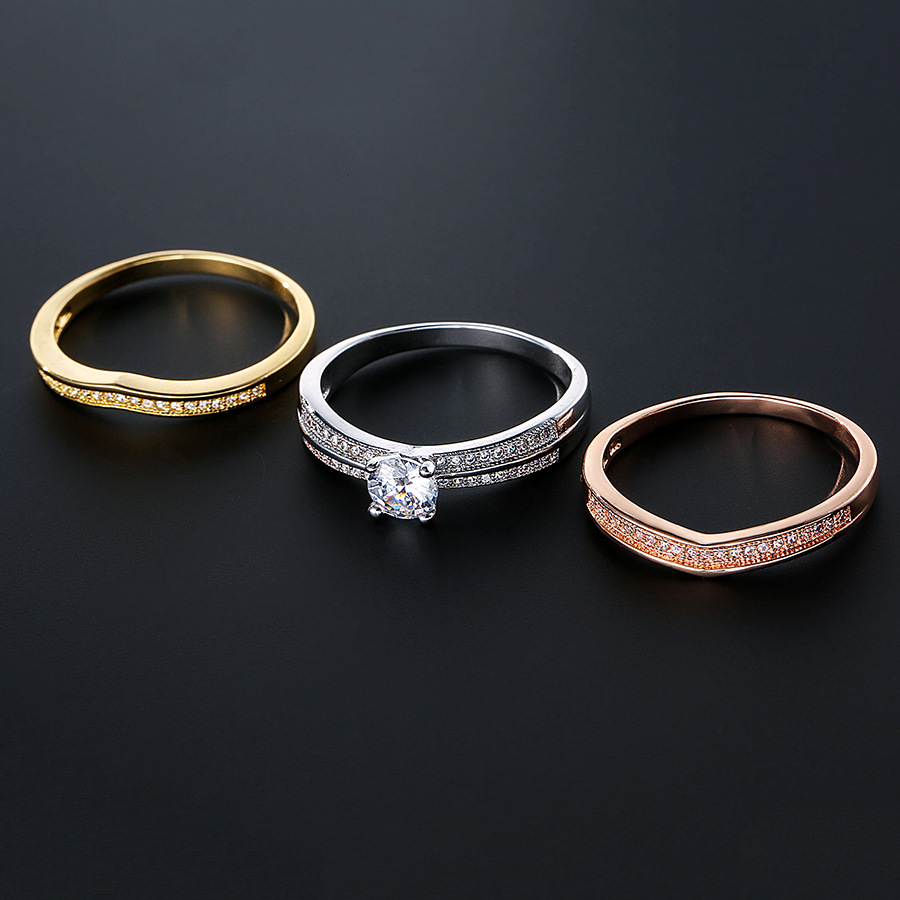 18K Multi Gold Ring 3pc Set fo - Bar Cart Gold reseña y precio