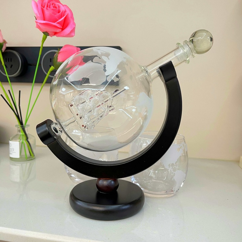 Creative Globe Decanter Set wi - Decanter Globe Set reseña y precio