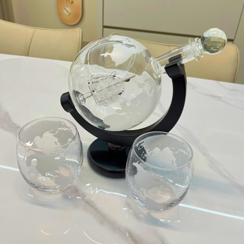 Creative Globe Decanter Set wi - Decanter Globe Set reseña y precio