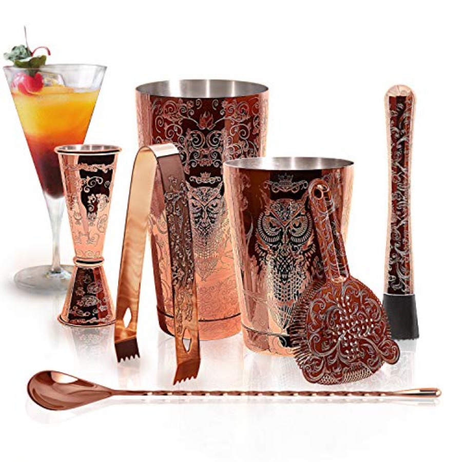 Sky Fish Bartender Kit Cocktai - Boston Shaker Set reseña y precio