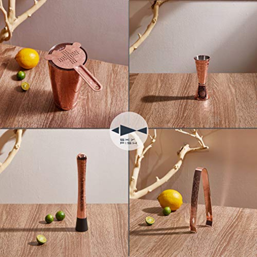 Sky Fish Bartender Kit Cocktai - Boston Shaker Set reseña y precio