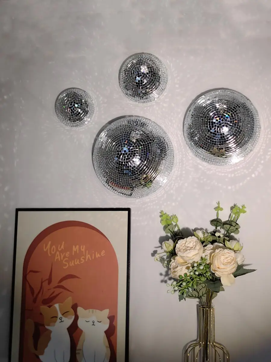New Wall Disco Ball Mirrored D - Old Fashioned Glass reseña y precio