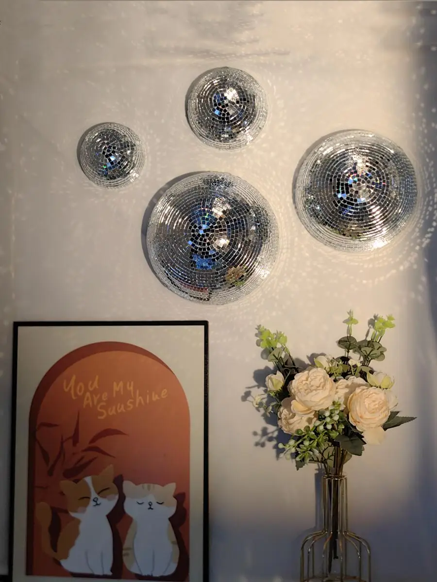 New Wall Disco Ball Mirrored D - Old Fashioned Glass reseña y precio