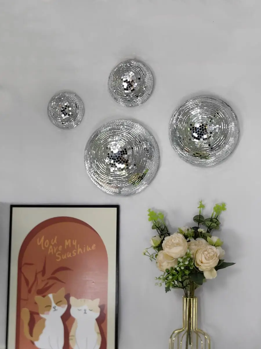 New Wall Disco Ball Mirrored D - Old Fashioned Glass reseña y precio