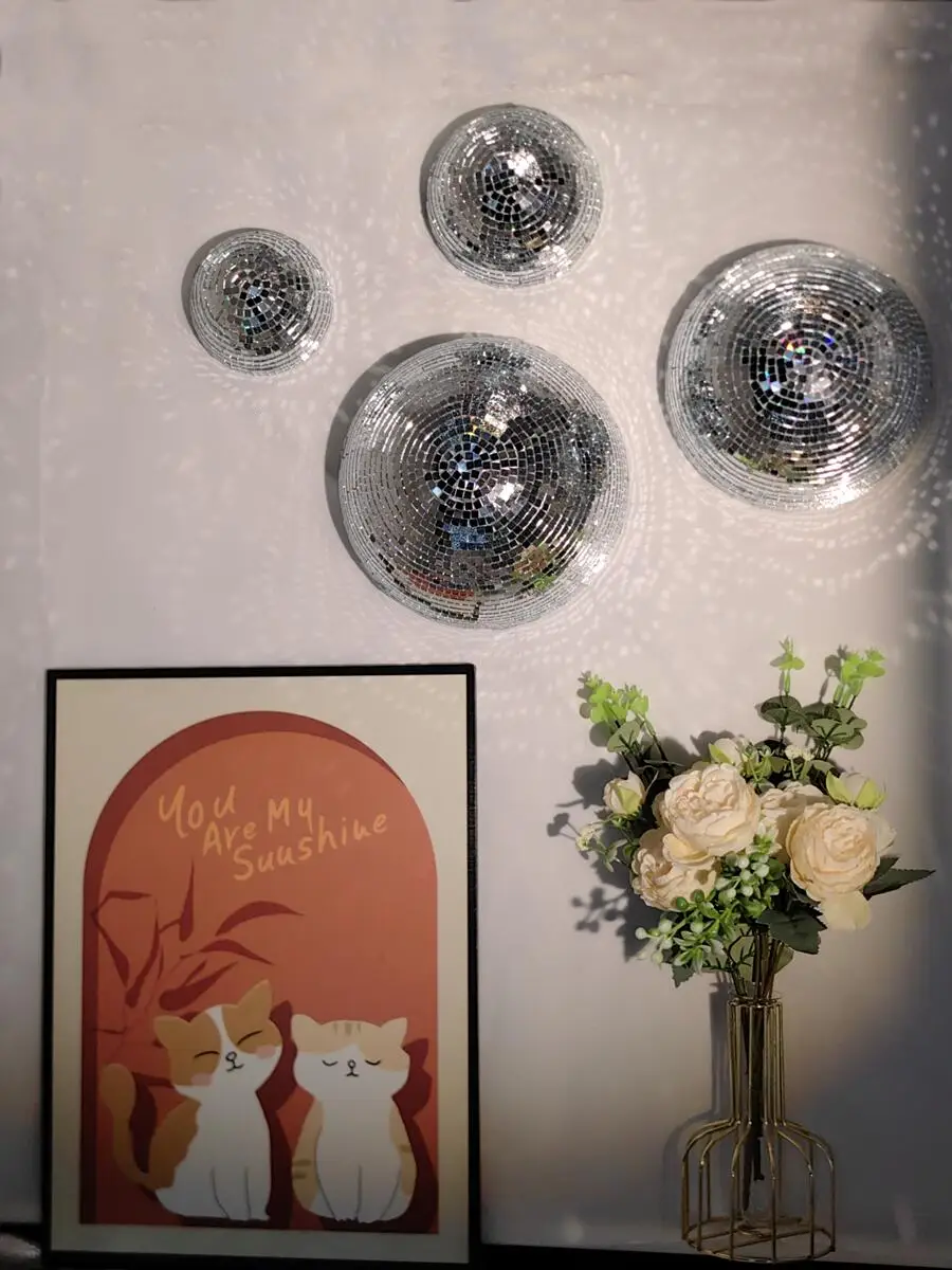 New Wall Disco Ball Mirrored D - Old Fashioned Glass reseña y precio