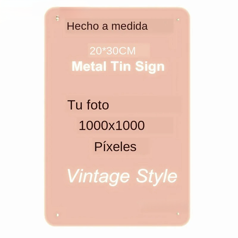 Personalized 20×30cm Vintage S - Home Bar Cafe reseña y precio
