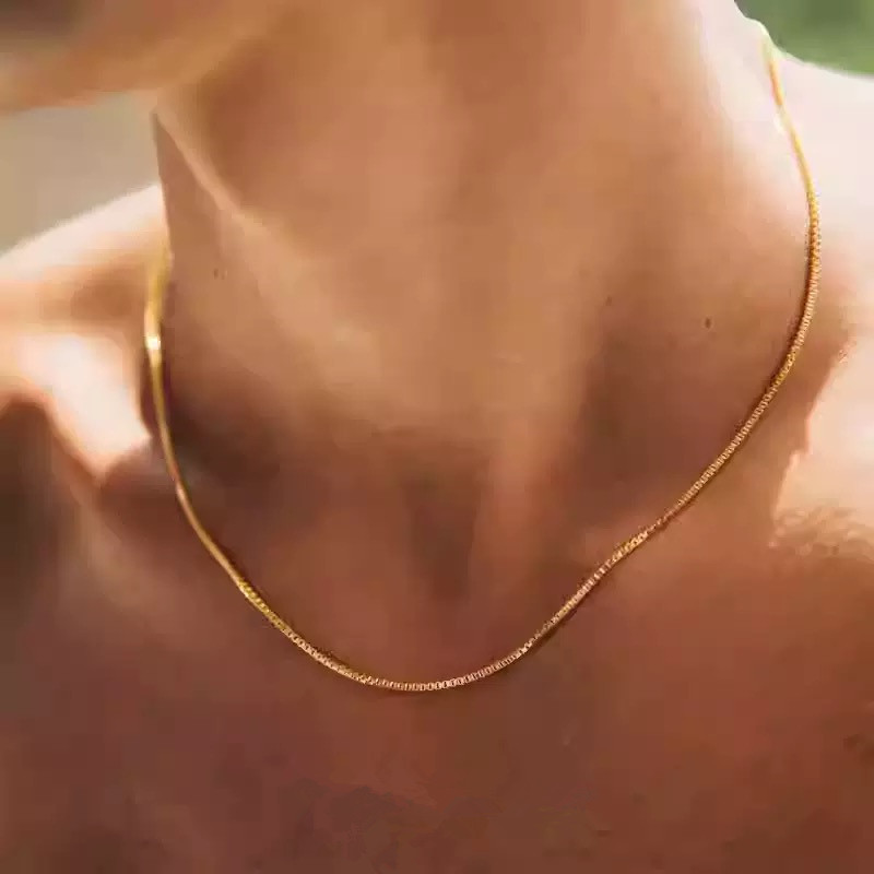925 Sterling Silver Necklace G - Bar Cart Gold reseña y precio