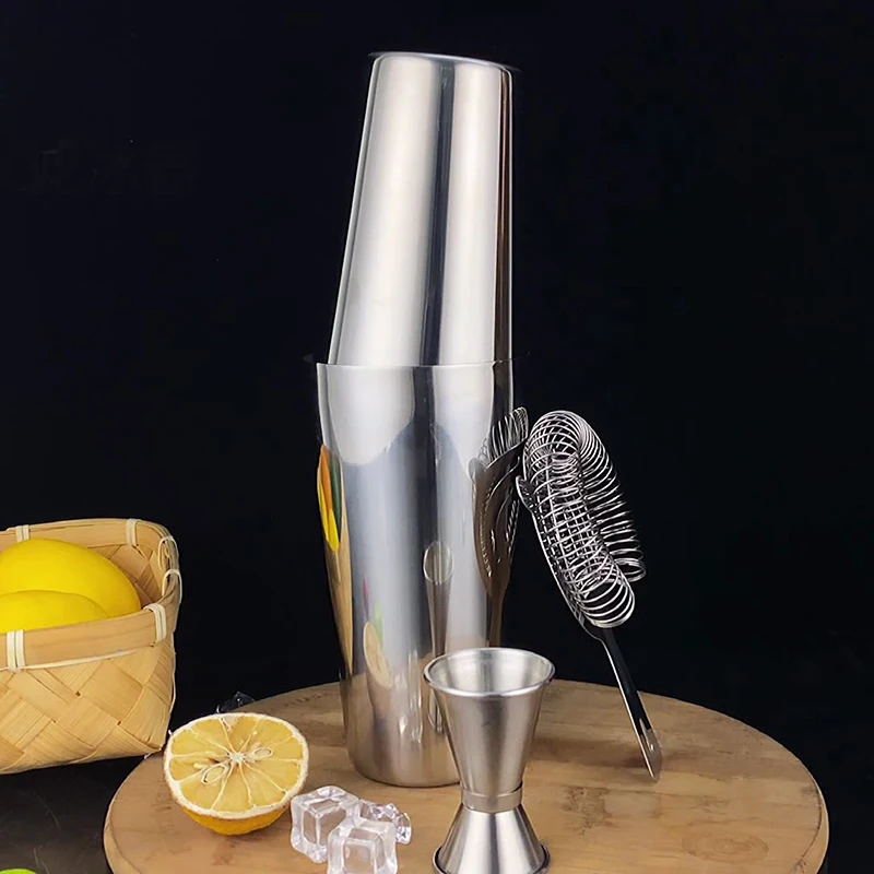 550/750ML Cocktail Shaker Bar  - Boston Shaker Set reseña y precio