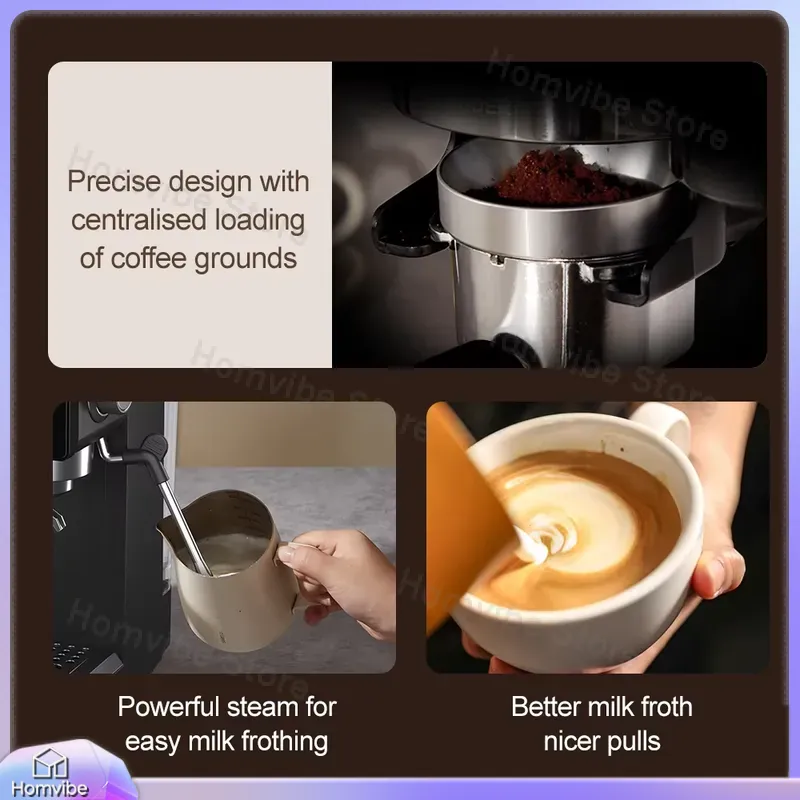3 in 1 Semi Automatic Espresso - Home Barista reseña y precio