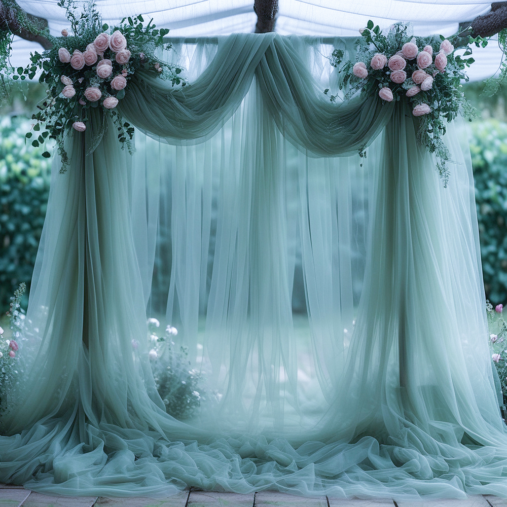 Sheer Tulle Decorative Curtain - Home Bargains reseña y precio