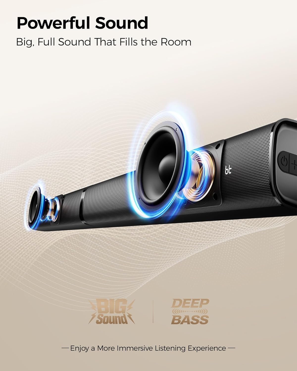Soundbar with Subwoofer for TV - Home Bar And Theater reseña y precio