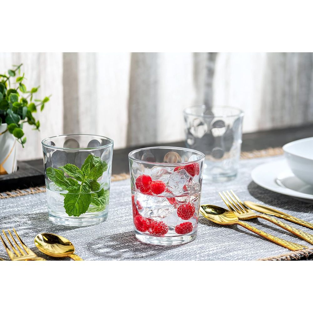 12-Piece Elegant Stackable Gla - Highball Glass Set reseña y precio