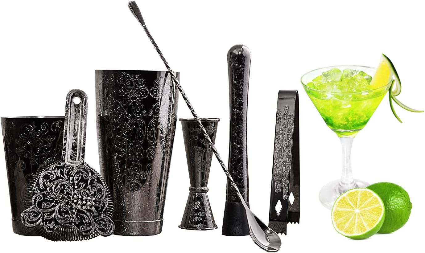 Bartender Kit Cocktail Shaker  - Boston Shaker Set reseña y precio