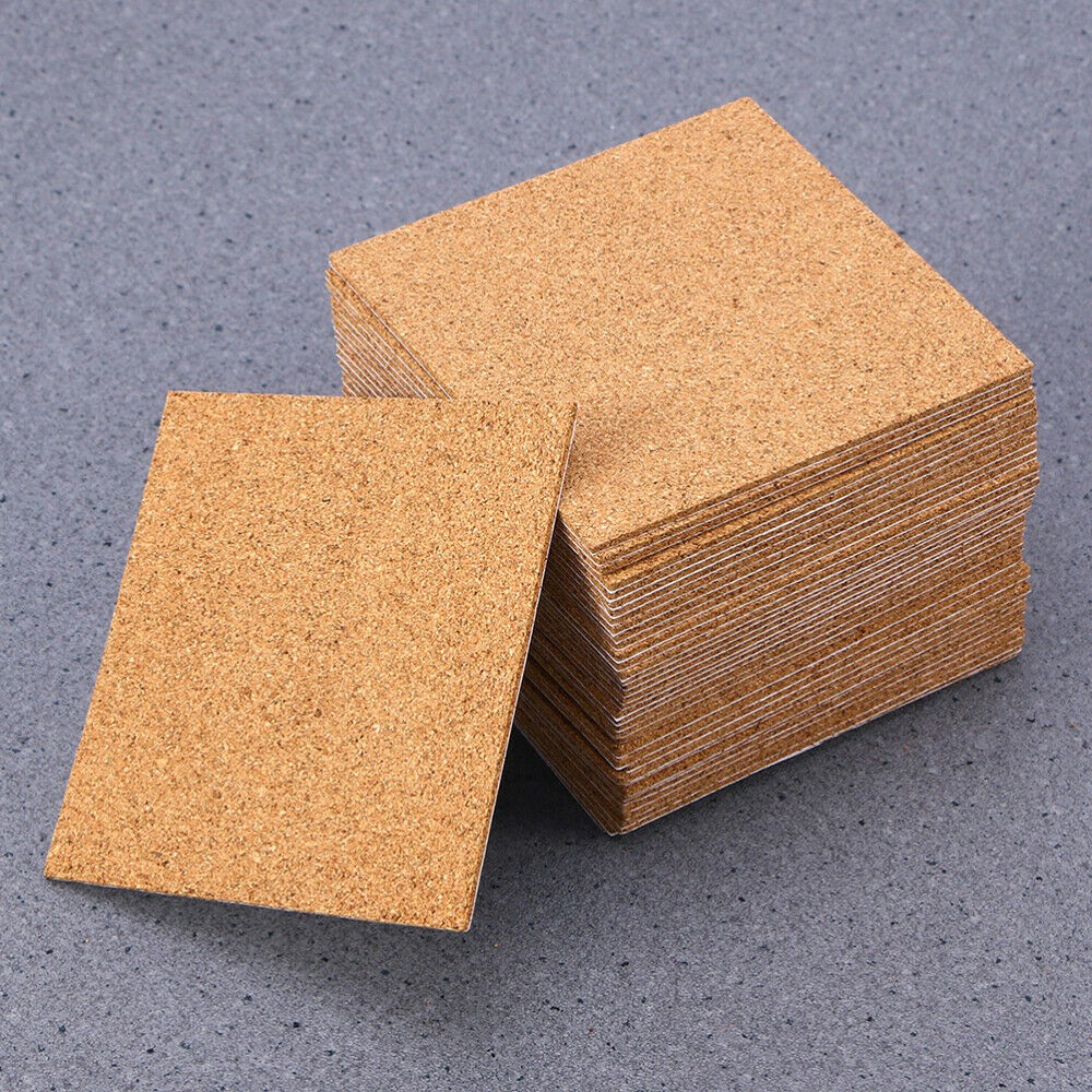 10Pcs Cork Coasters Square Cor - Home Bar Supplies reseña y precio