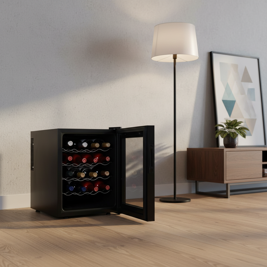 20 Bottles Cooler Refrigeratio - Home Bar And Cabinet reseña y precio