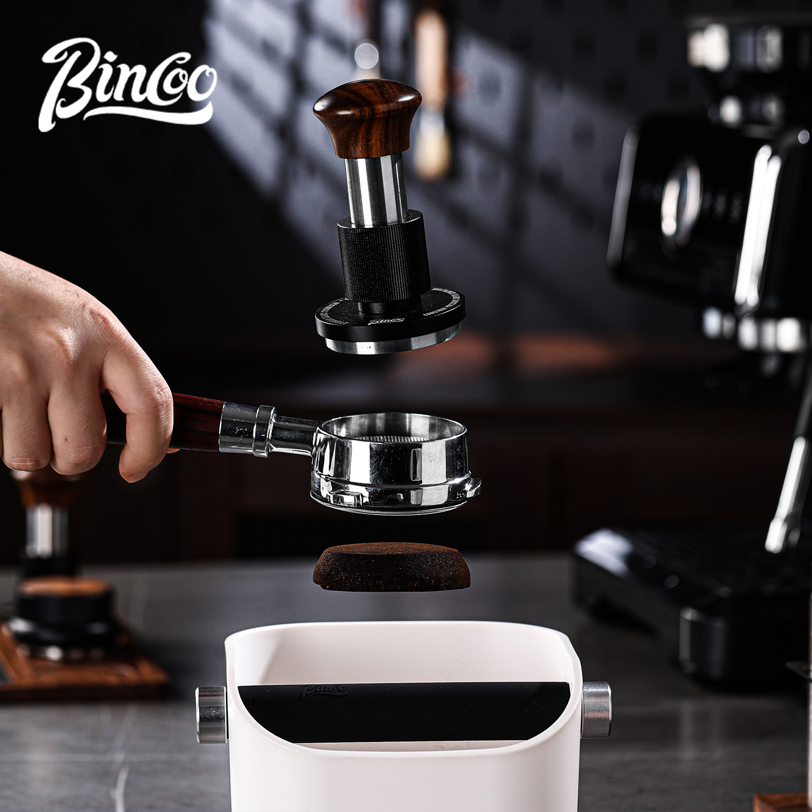 Bincoo 1.6L Square Coffee Knoc - Home Bar Setup reseña y precio