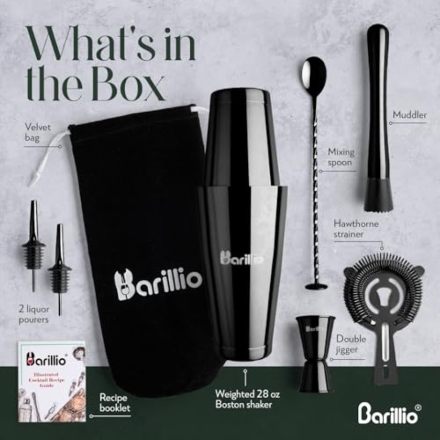 Boston Shaker Set - Stainl-Ste - Boston Shaker Set reseña y precio