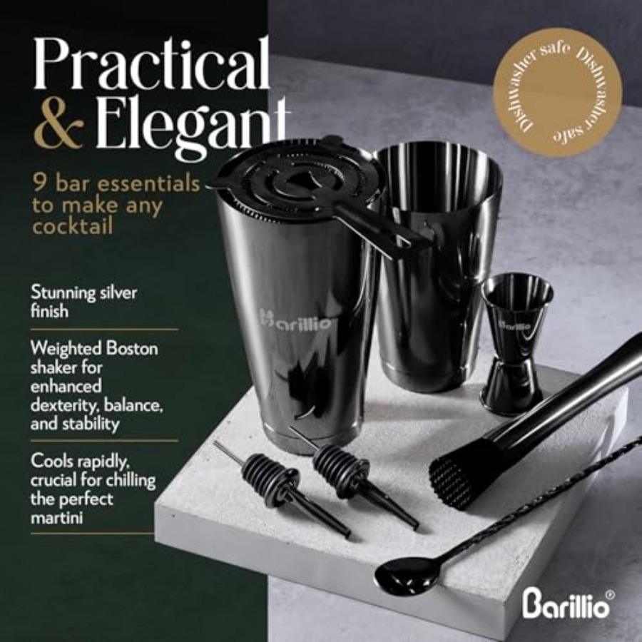 Boston Shaker Set - Stainl-Ste - Boston Shaker Set reseña y precio