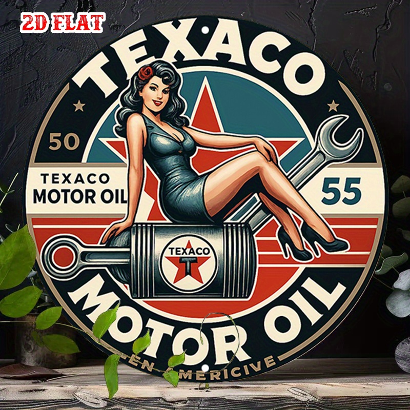 Round Metal Tin Sign Wall Deco - Home Bar Cafe reseña y precio