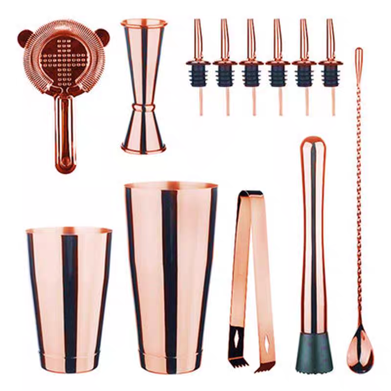 Cocktail Shaker Bar Set: 2 Wei - Boston Shaker Set reseña y precio