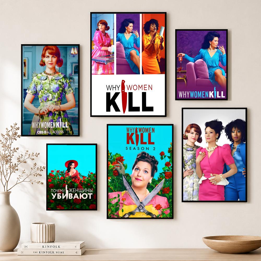 Drama Why Women Kill Poster Pa - Home Bar And Theater reseña y precio