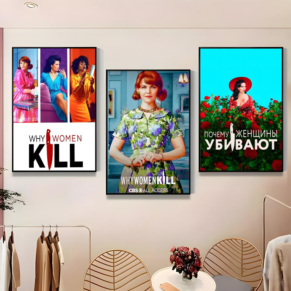 Drama Why Women Kill Poster Pa - Home Bar And Theater reseña y precio