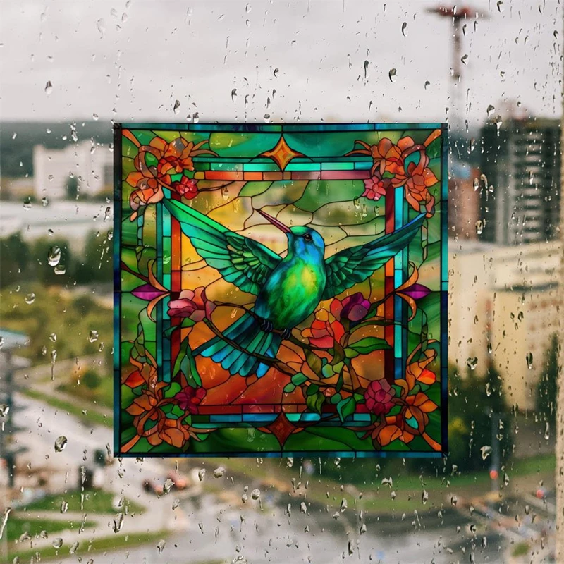 Retro Colorful Stained Humming - Old Fashioned Glass reseña y precio