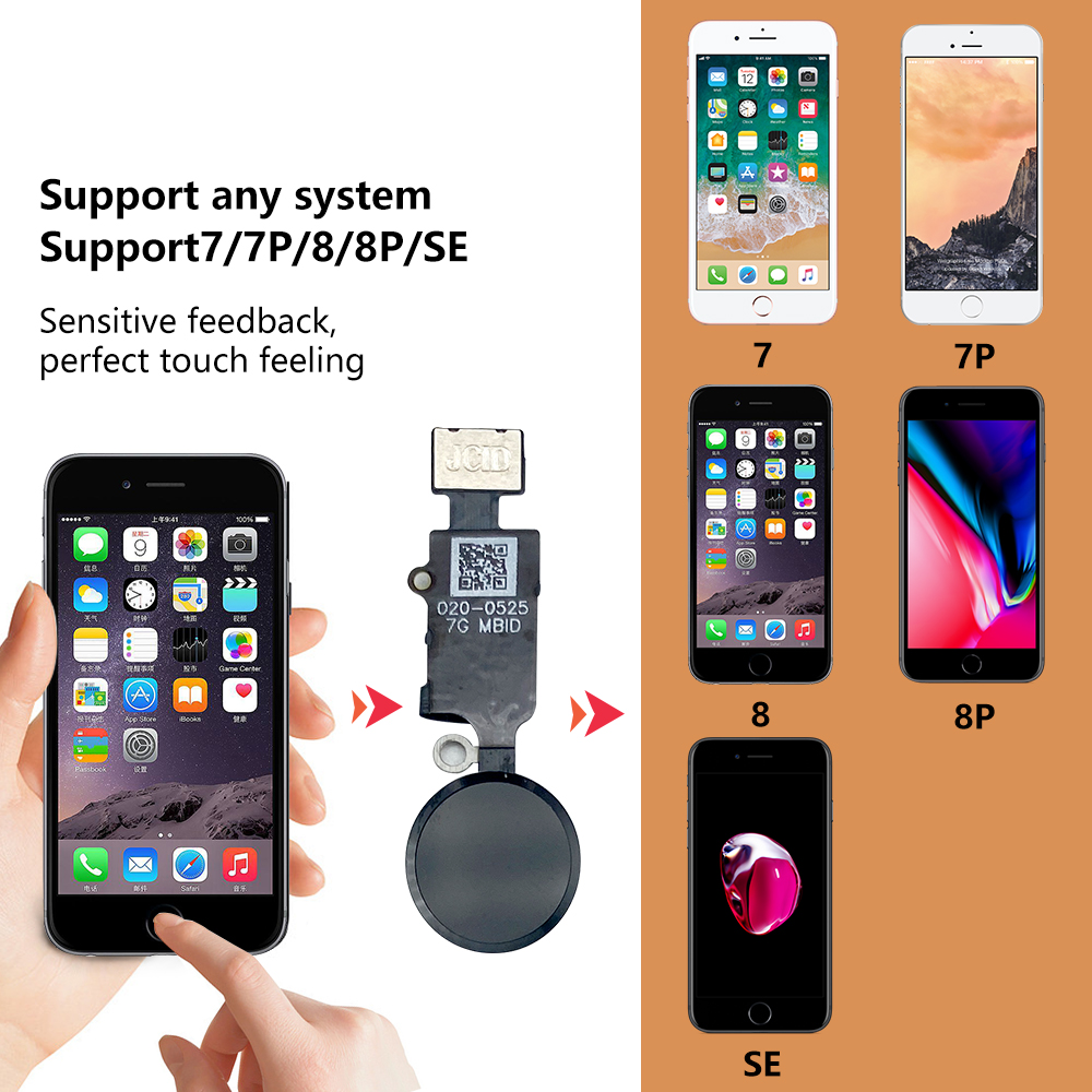 JC 6th 3D Home Button Flex For - Home Bar Iphone reseña y precio