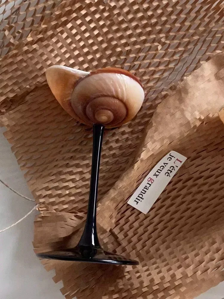 Natural Conch Wine Glass Bar a - Home Bar Setup reseña y precio