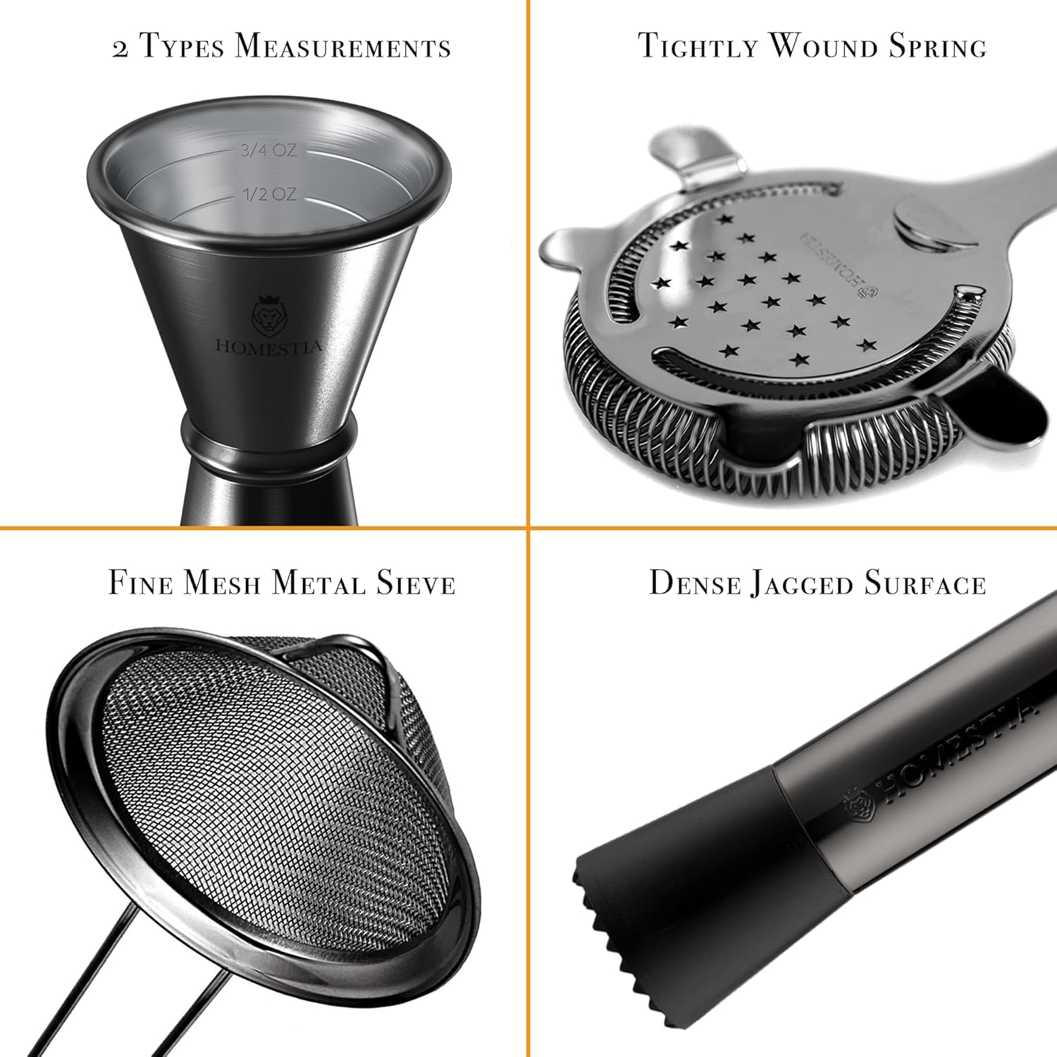 Cocktail Shaker Sets, 12 Pcs S - Boston Shaker Set reseña y precio