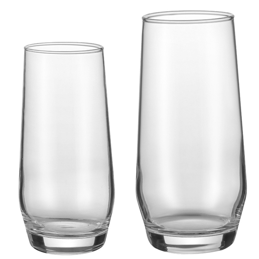 Drinking Glasses Set, 16-Piece - Highball Glass Set reseña y precio