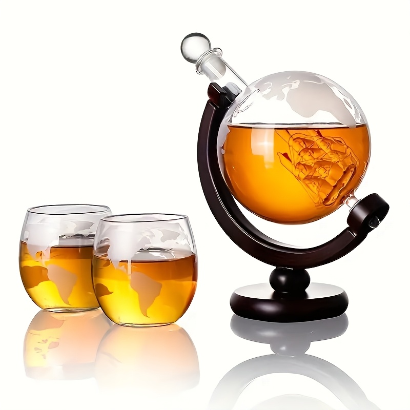 1 Sobering Up Set, 2 World Map - Decanter Globe Set reseña y precio