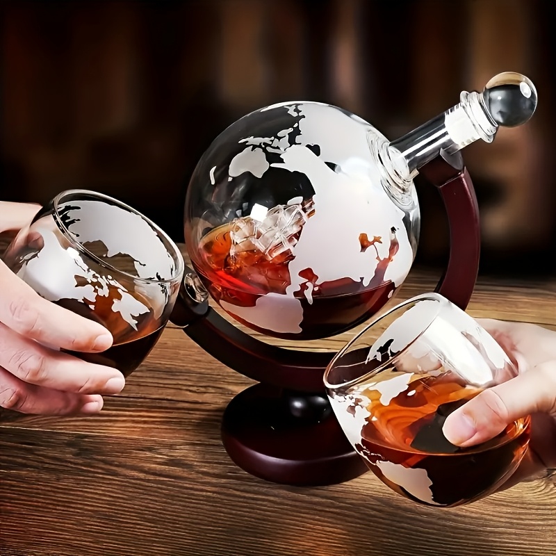 1 Sobering Up Set, 2 World Map - Decanter Globe Set reseña y precio