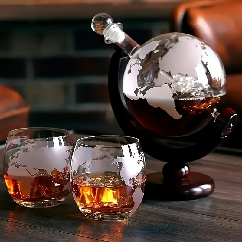 1 Sobering Up Set, 2 World Map - Decanter Globe Set reseña y precio