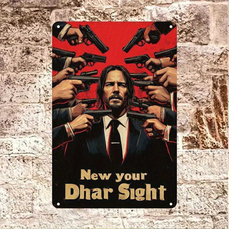 ,  John Wick Inspired Metal Po - Home Bar And Theater reseña y precio