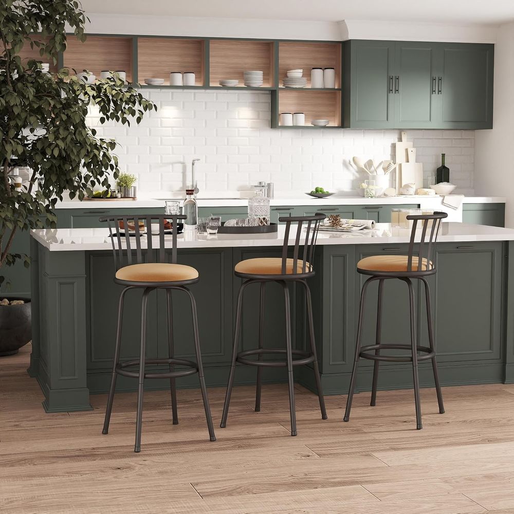 Dining Barstool with 360-Degre - Home Bar Stools reseña y precio