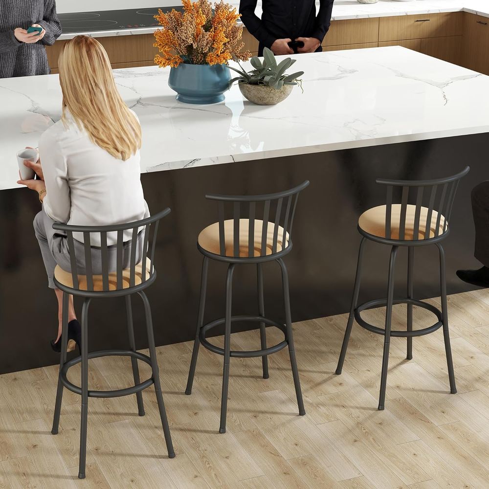 Dining Barstool with 360-Degre - Home Bar Stools reseña y precio