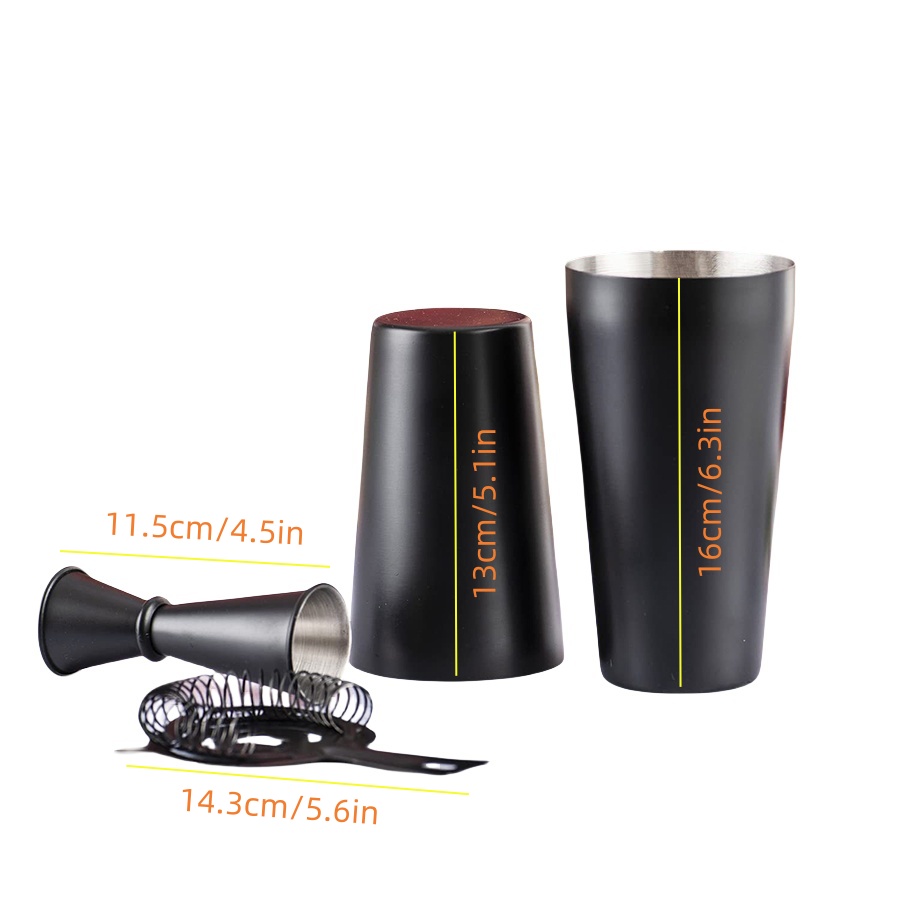 Boston Cocktail Shaker Set 4-P - Boston Shaker Set reseña y precio