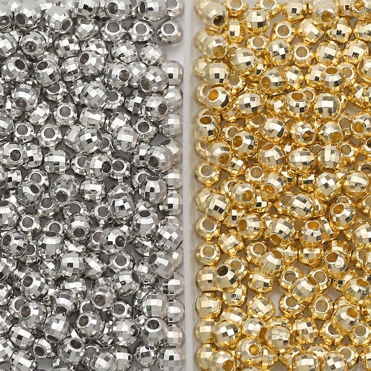 200PCS 4MM faceted round Loose - Bar Cart Gold reseña y precio