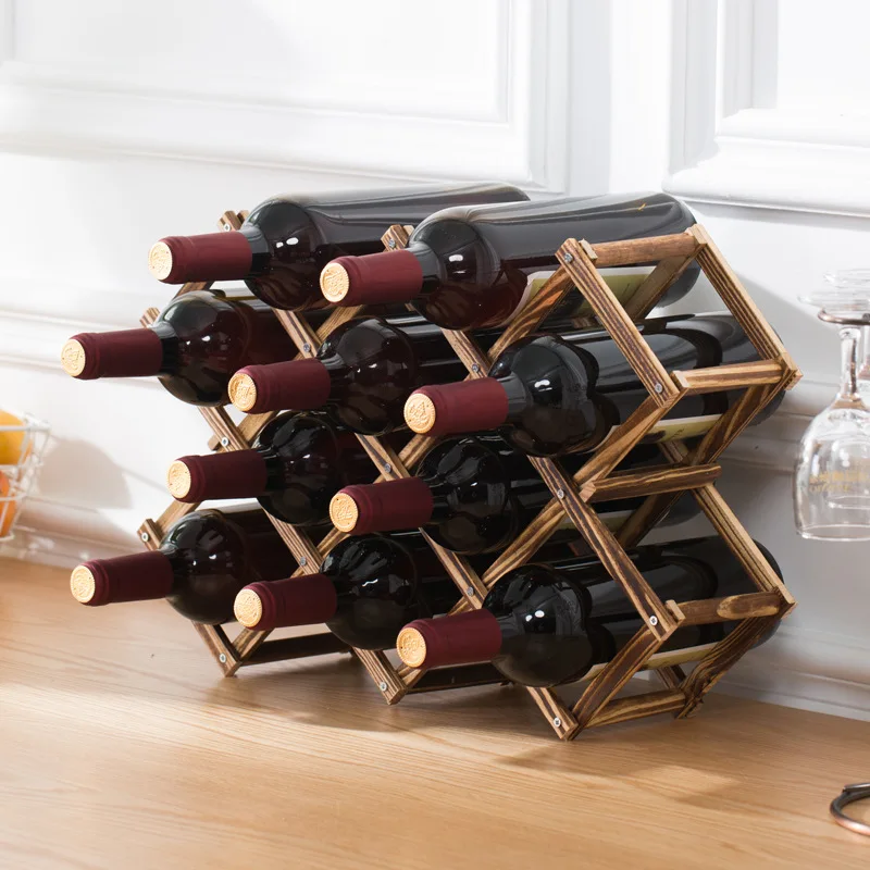 Stackable Wine Storage Shelves - Home Bar And Cabinet reseña y precio