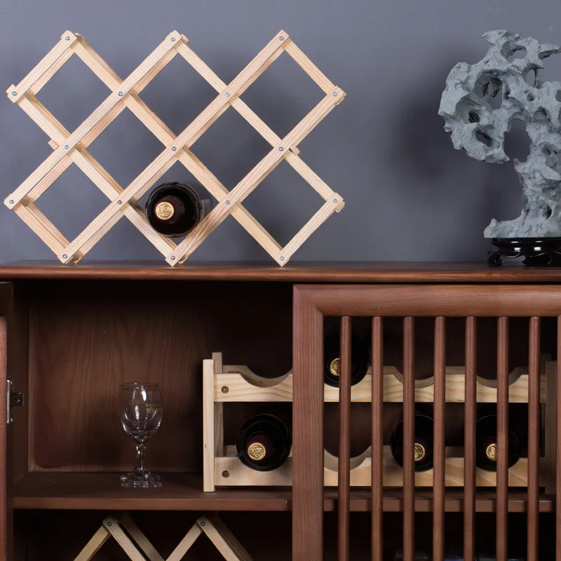 Stackable Wine Storage Shelves - Home Bar And Cabinet reseña y precio