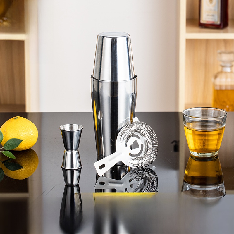 Stainless Steel Bar Tool Set C - Boston Shaker Set reseña y precio