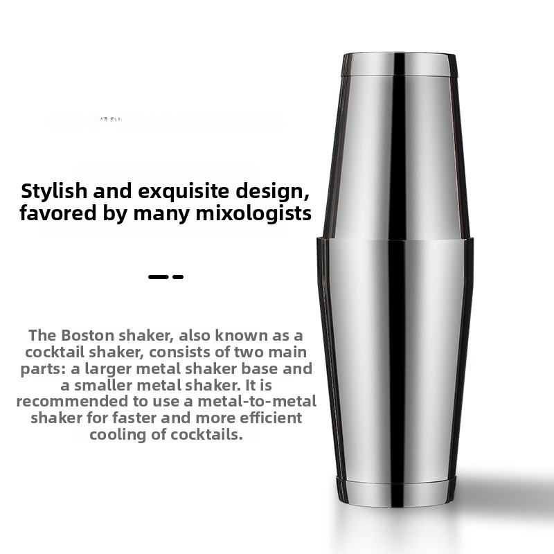 Stainless Steel Bar Tool Set C - Boston Shaker Set reseña y precio