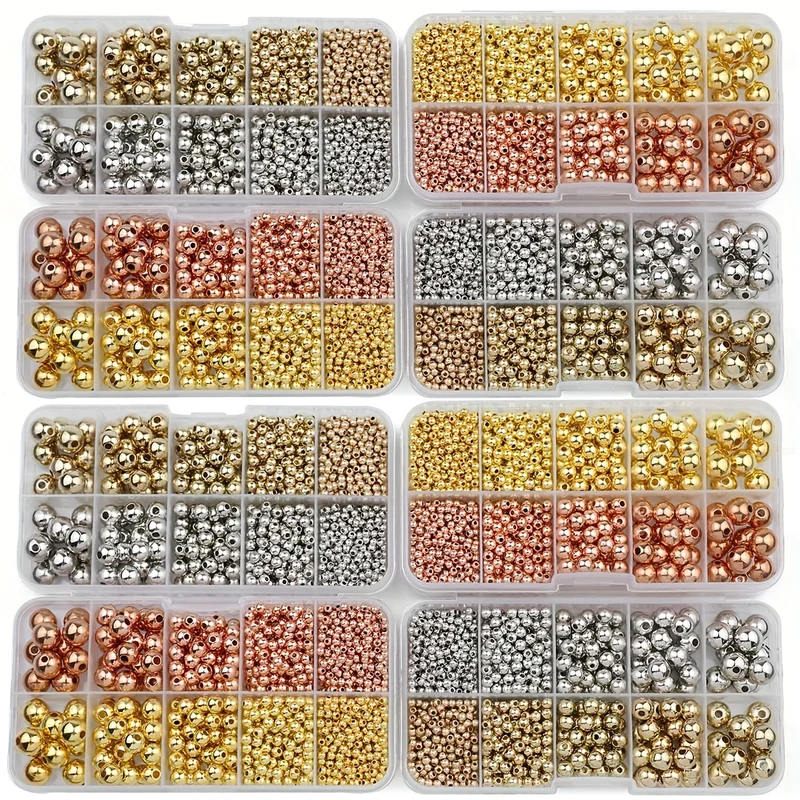 950PCS CCB 3/4/6/8/10MM Gold S - Bar Cart Gold reseña y precio