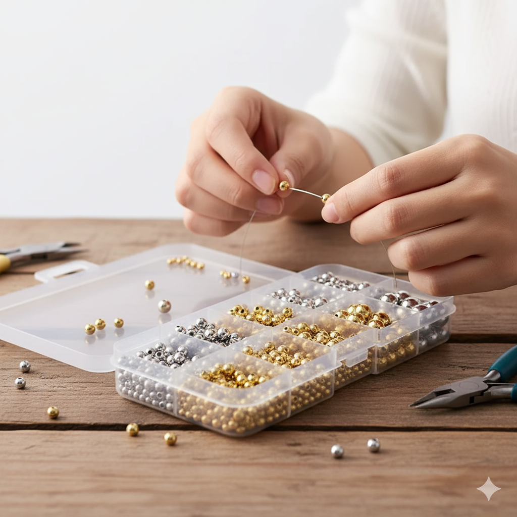 950PCS CCB 3/4/6/8/10MM Gold S - Bar Cart Gold reseña y precio